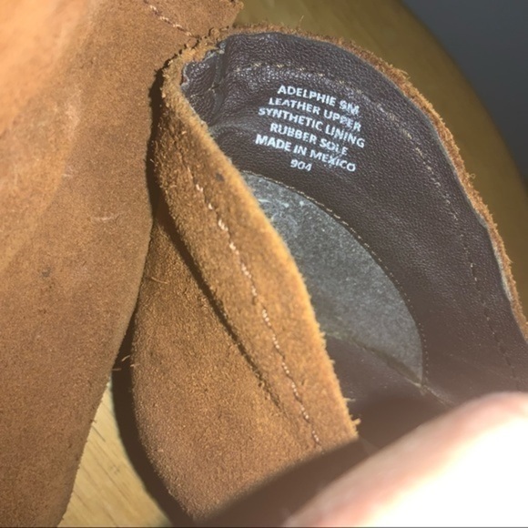 Madden ADELPHIE Suede pointy toe block heel boot 9 - Picture 8 of 10